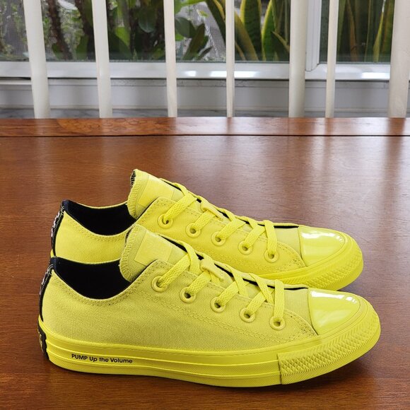 Converse X OPI CTAS Ox Canvas 165660C Zinc Yellow  Size 7NWB - Picture 2 of 10